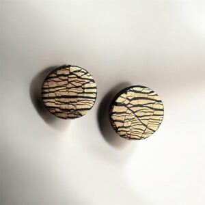 Σκουλαρίκια Black Gold Circle 4 Σκουλαρίκια Black Gold Circle