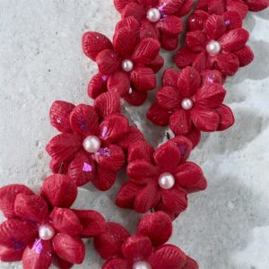 Χειροποίητα Σκουλαρίκια Πηλός Velvet Rose 7 Χειροποίητα Σκουλαρίκια Πηλός Velvet Rose - Image 4