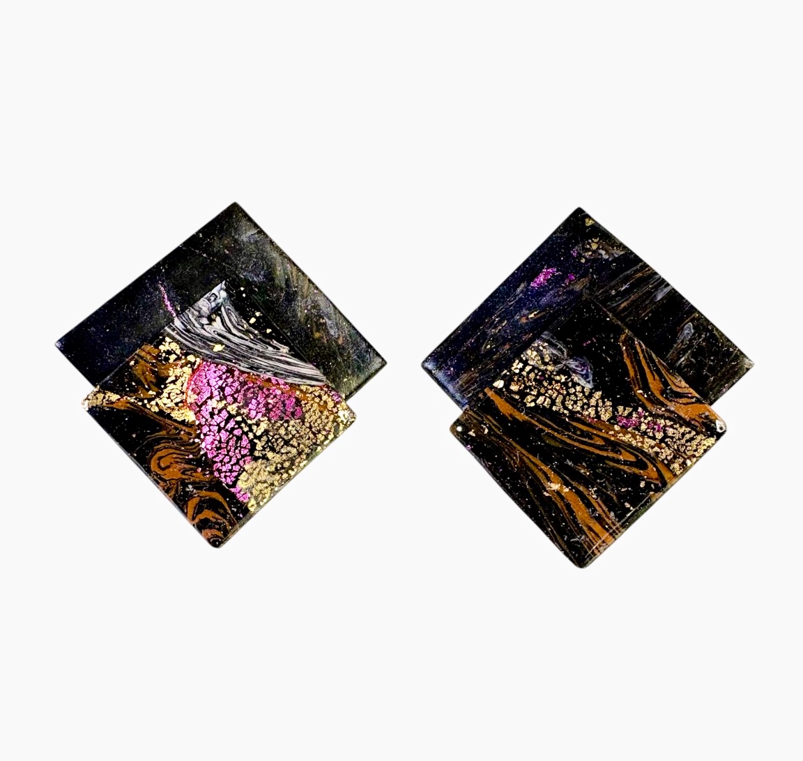 Σκουλαρίκια Μαύρη Ντίσκο