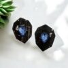 Σκουλαρίκια Μπλέ Διαμάντι