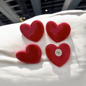 Σκουλαρίκια Κόκκινες Καρδιές Alternative view of Σκουλαρίκια Κόκκινες Καρδιές