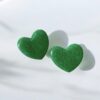 Σκουλαρίκια Πράσινη Καρδιά
