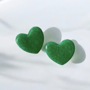 Σκουλαρίκια Πράσινη Καρδιά