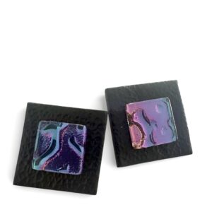 Σκουλαρίκια Ιριδίζον